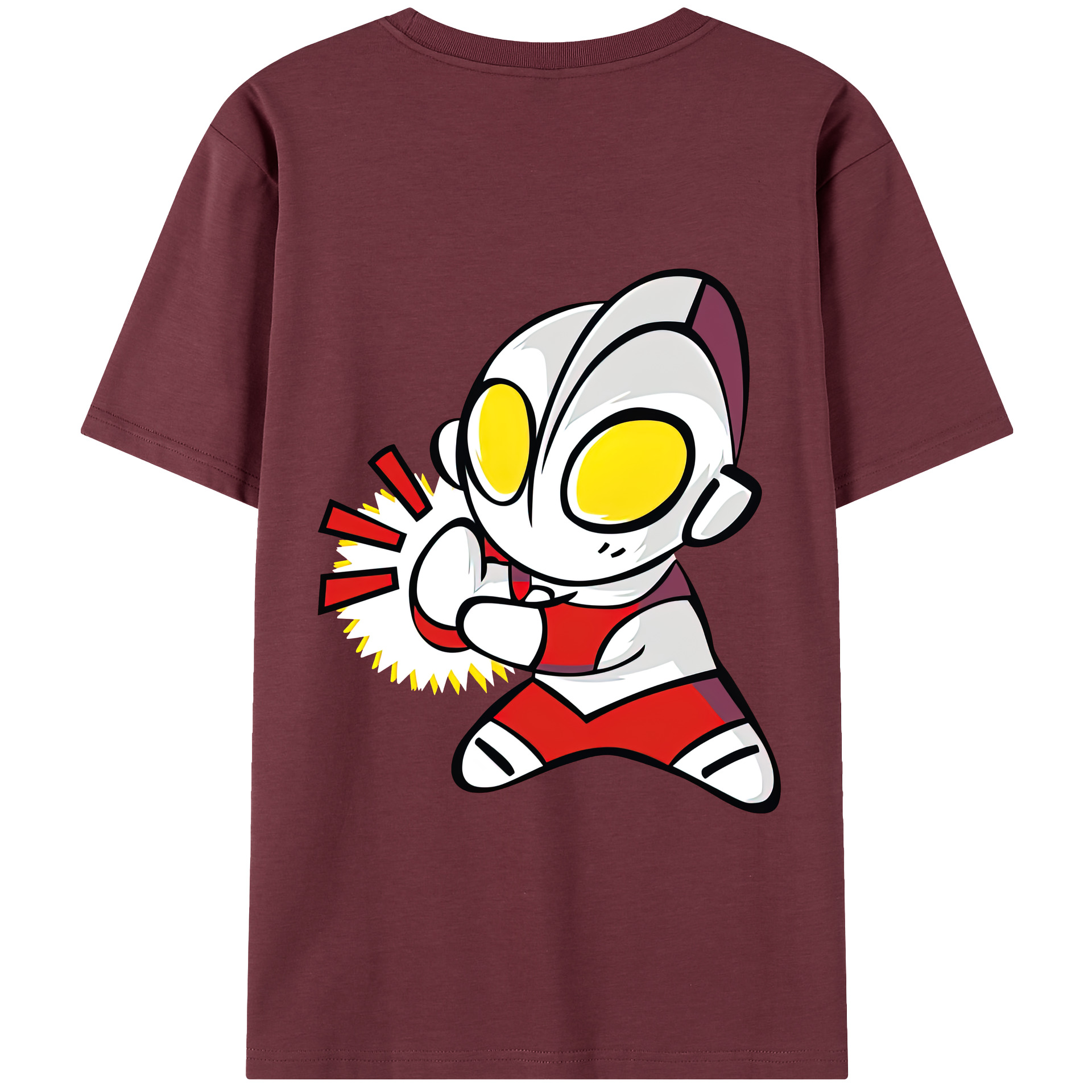 （画像用） ウルトラマン Ultraman 綿100％半袖Tシャツ（背面プリント）